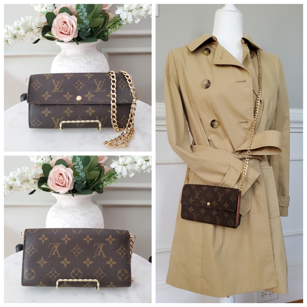 Louis Vuitton Monogram Sarah Wallet & Minibag
